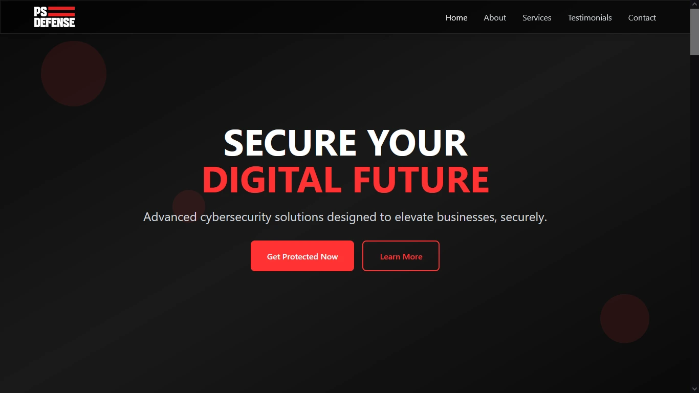 Advanced Cybersecurity Solutions